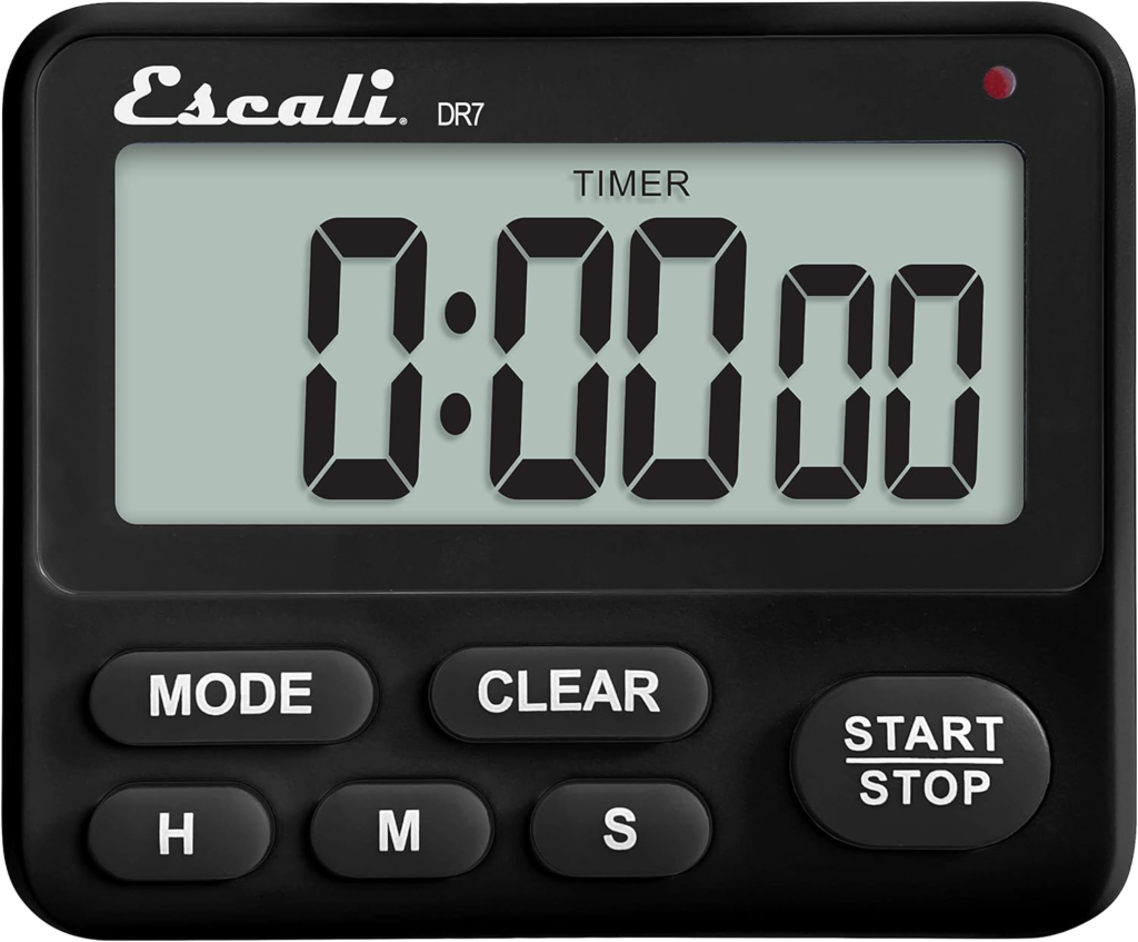 Escali Extra Loud Display Digital Kitchen Timer